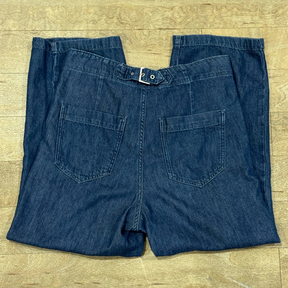 Pilcro Blue Wide-Leg Pants - Picture 7 of 7